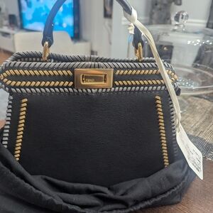 Fendi Black and Gold Women's Bag